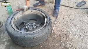 Погнулся литой диск. Восстановление литых дисков своими руками