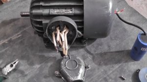 Подключение двигателя (звездой) ДОЛ 2-12-4 на 220В.