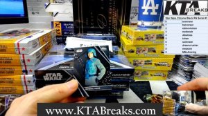 #3 - random serial number break - 2023 topps chrome black STAR WARS 6 hobby box 1/2 case break