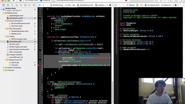 Swift Game Programming Tutorial - 18 - Speeding up the Walls & Closing Remarks смотреть онлайн