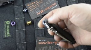 Складной нож -- Kevin John Strider PT mini SMF Синий ТАНТО