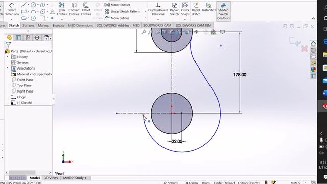 Crane Hook in SolidWorks Exercise 08