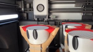 Bambu Lab X1-Carbon - AMS print with 6 colors and no purge block