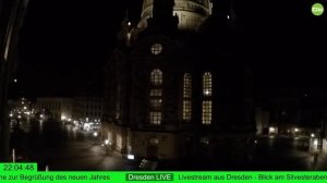 Die Silvesternacht in Dresden - Livestream vom Platz vor der Frauenkirche / Neumarkt