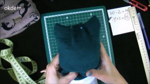 Как сшить шапку "Кошка" из трикотажа