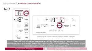 Холодильник - Как установить температуру в холодильнике LG
