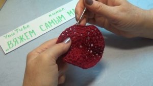 Вязание крючком  Детская панамка #157