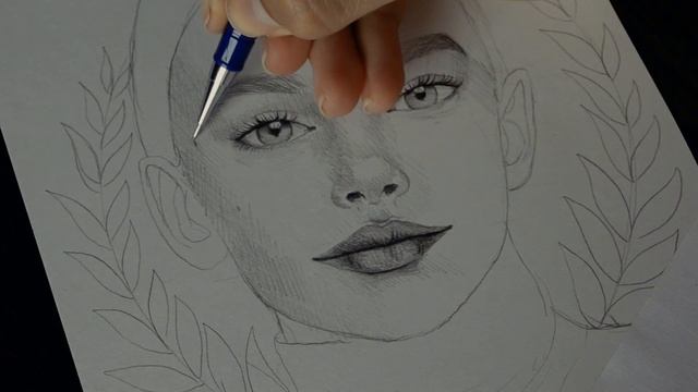 Рисунок карандашом / портрет ребенка / drawing portrait