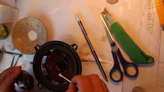 Как отремонтировать автомобильную колонку с порванным диффузором смотреть онлайн