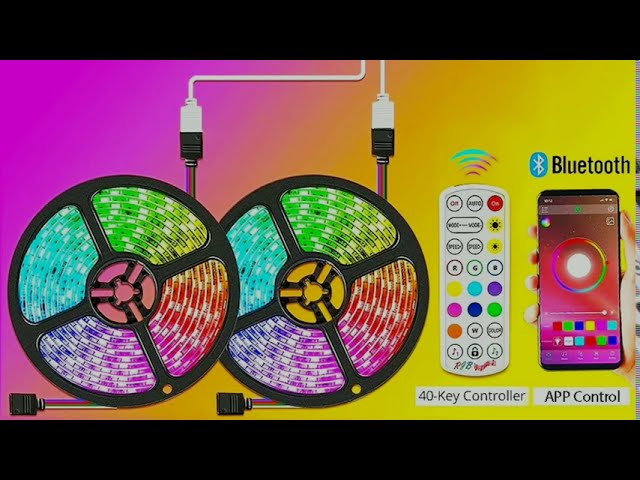 Светомузыкальная светодиодная RGB лента / Bluetooth RGB LED strip