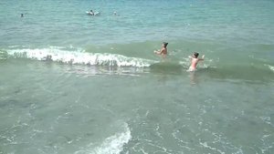 центральный пляж в Дагомысе
