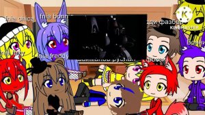 реакция fnaf и fnia на сумочкин обзор five nights at freddy 1 (gacha club)