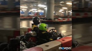 Гоняем в картинг-центре RACE-PLACE ТРЦ Июнь Мытищи март 2018