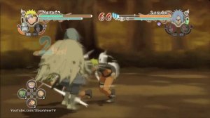 Naruto Shippuden - Ultimate Ninja Storm 2 - Naruto vs. Sasuke Gameplay HD