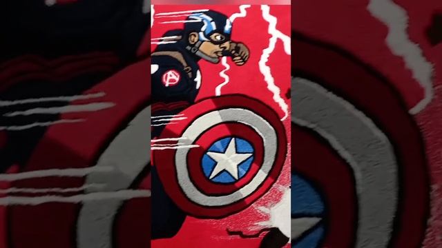 Тафтинговый ковёр Большой tufting тафтинг customrugs коврик тафтинговыйковер marvel