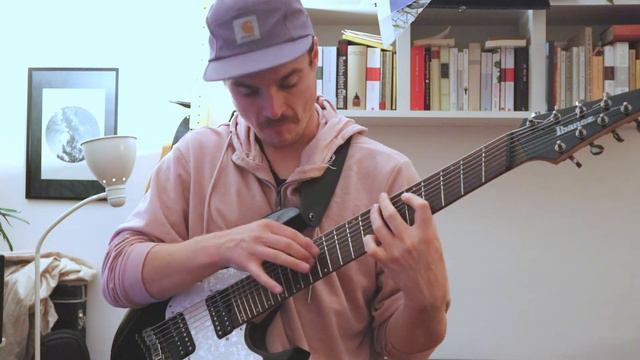 Funky 8-String Guitar - Double Thumbing and Slapping (Ibanez RGMS8, Dimarzio PAF's) смотреть онлайн