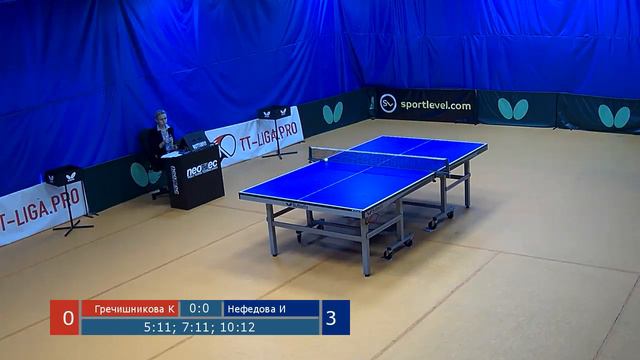 Настольный теннис. Лига Про. Турнир 13 июня 2018г. Жен. Рейтинг 1100-1300 смотреть онлайн