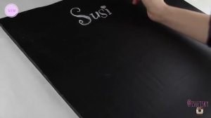 DIY Chalkboard Как сделать грифельную доску Грифельная краска своими руками Suzi Sky