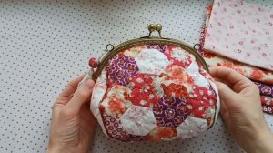 Японский пэчворк.Квилтагами.Сумочки на фермуаре.