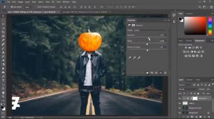 Manipulation Halloween Pumpin - Tutorial Photoshop CC 2019