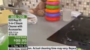 H2O Mop X5 5-in-1 Steam Cleaner By Dealzpk