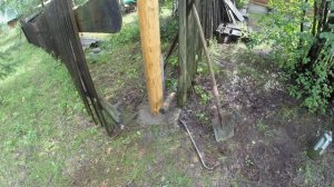 Доделал забор из поддонов