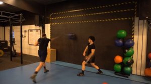 Drill for Punching Power (Medicine Ball)