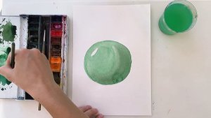 Рисуем арбуз. Как нарисовать арбуз. Арбуз акварель. Урок рисования. Drawing watermelon.