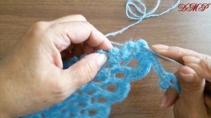 МК.Обвязка шали,бактуса,платка крючком.MK.Binding shawls, bactus, shawls crocheted.