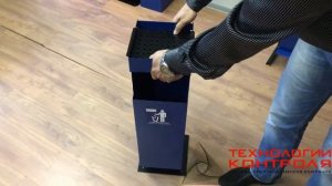 Уличная урна для мусора УО из металла - видео обзор от компании Пенал-Пломба.