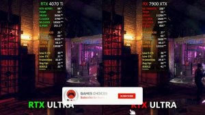 RTX 4070 Ti vs RX 7900 XTX | RTX ON & DLSS - FSR | Which One is Better in Ray Tracing at 4K ? | 202