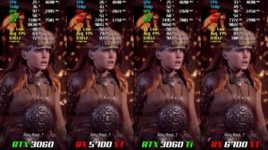 RTX 3060 vs RX 5700 XT vs RTX 3060 Ti vs RX 6700 XT