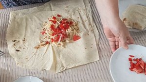 Лаваш быстрый завтрак или перекус на работу и в школу