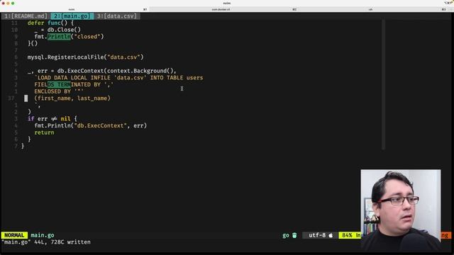 Learning Golang: Relational Databases - Bulk Insert with MySQL смотреть онлайн