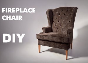 Каминное кресло  своими руками DIY