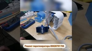 Ремонт парогенератора, ремонт модуля управления снятие ошибки.