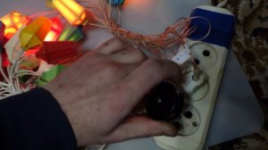 Электрогирлянды новогодние "Фонарики" СССР - Демонстрация работы