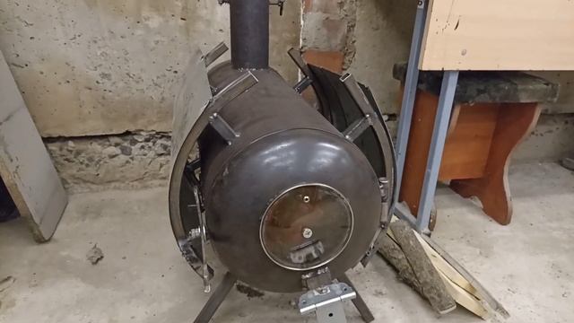 ОТОПЛЕНИЕ ГАРАЖА. ПЕЧЬ ИЗ ГАЗОВОГО БАЛЛОНА