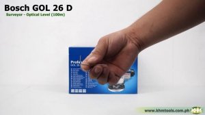 Quick Unboxing Bosch GOL 26 D Surveyor Optical Level 100m