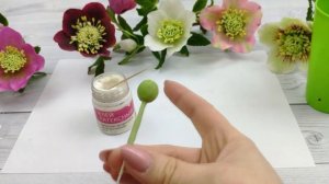 Обкатка стебля холодным фарфором