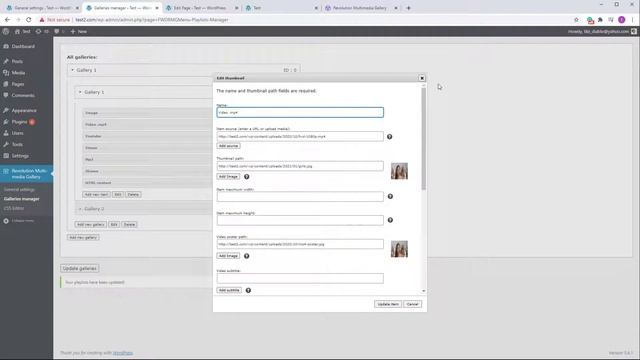 Revolution Multimedia Gallery WordPress Plugin