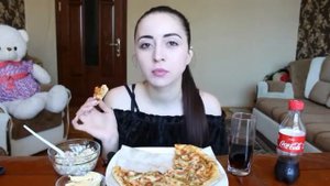 MUKBANG/?PIZZA/?Ayka Emilli/❤МУКБАНГ/пицца/?Айки Эмили& ?