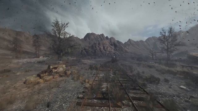 Metro Exodus Enhanced Edition - Железная дорога | Виды из поезда, моменты с Авророй. [4K RTX 3060]
