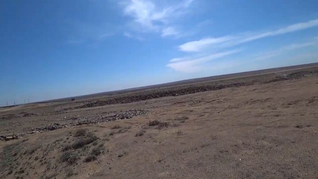Коунрад (Қоңырат) | грейдер на электростанцию Солнца - весна 2021 года