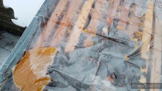 Зимовка пчёл в феврале. Чеснок в клубе пчёл. В ходу канди и мёд. смотреть онлайн