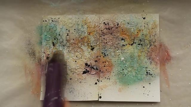 Мастер-класс "Арт-журнал в стиле микс-медиа" / Tutorial Art-journal смотреть онлайн