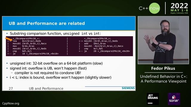 Undefined Behavior in C++: A Performance Viewpoint - Fedor Pikus - CppNow 2022