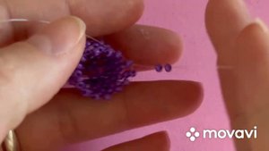 Туториал фиолетовая лягушка из бисера амигуруми #бисероплетение #рекомендации #амигурумиизбисера