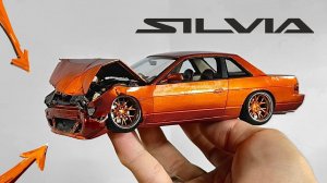 Разбил свой Nissan silvia s13 Краш-тест в масштабе