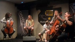 Apocalyptica - Nothing Else Matters (Metallica cover) acoustic 3/4/11